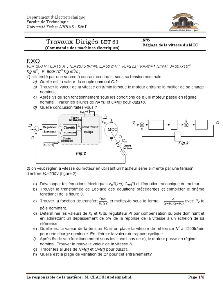 TD Reglade de La Vitesse Solution | PDF | Grandeur physique | Obliger