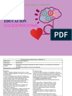 EDUCACIÓN SOCIOEMOCIONAL SEXTO GRADO 1er Trimestre 2018-2019