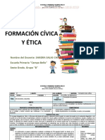 FORMACIÓN CÍVICA Y ÉTICA 1er Trimestre