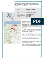 Estudio de Pre Inversión A Nivel de Factibilidad de La Construcción Del Anillo Vial Periférico de La Ciudad de Lima y El Callao - PDF