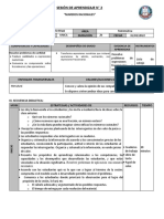 Sesion de Aprendizaje 3 Secundaria Numeros Racionales