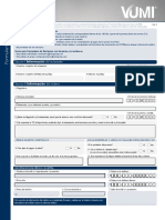 Formulario Reclamos VUMI