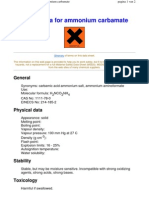 2007 MSDS Ammonium Carbamate