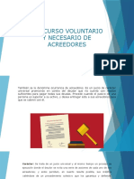 Concurso de Voluntario y Necesario de Acreedores. Grupo 2