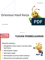 Orientasi Pada Hasil Kerja