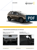 Renault NUEVO DUSTER Iconic 1.3T MT6 4x4
