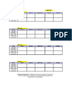 Horarios - Quim - SEMESTRE I-2022