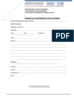 Referencia Institucional