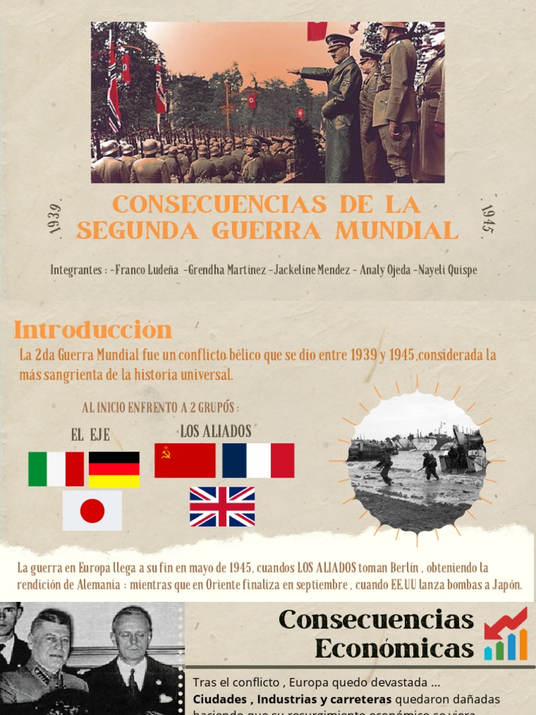 Consecuencias de la Segunda Guerra Mundial | PDF | Segunda Guerra