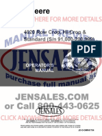 John Deere Tractor Operators Manual JD o Omr41754