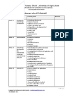 Muhammad Nawaz Sharif University of Agriculture: Mobile Application Development Using JAVA (Android)