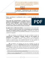 EXTRACTO ACUERDO 16 - 06 - 21 Por El Que Se Regulan Las Acciones Especificas y Extraordinarias