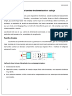 Tipos de Fuentes de Alimentación - Diego Ramírez