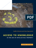 Access To Knowledge in The Age of Intellectual Property-Mit