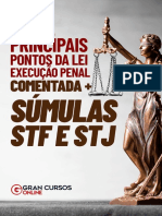 E Book Principais Pontos Da Lei de Execucao Penal Comentada Sumulas STF e STJ