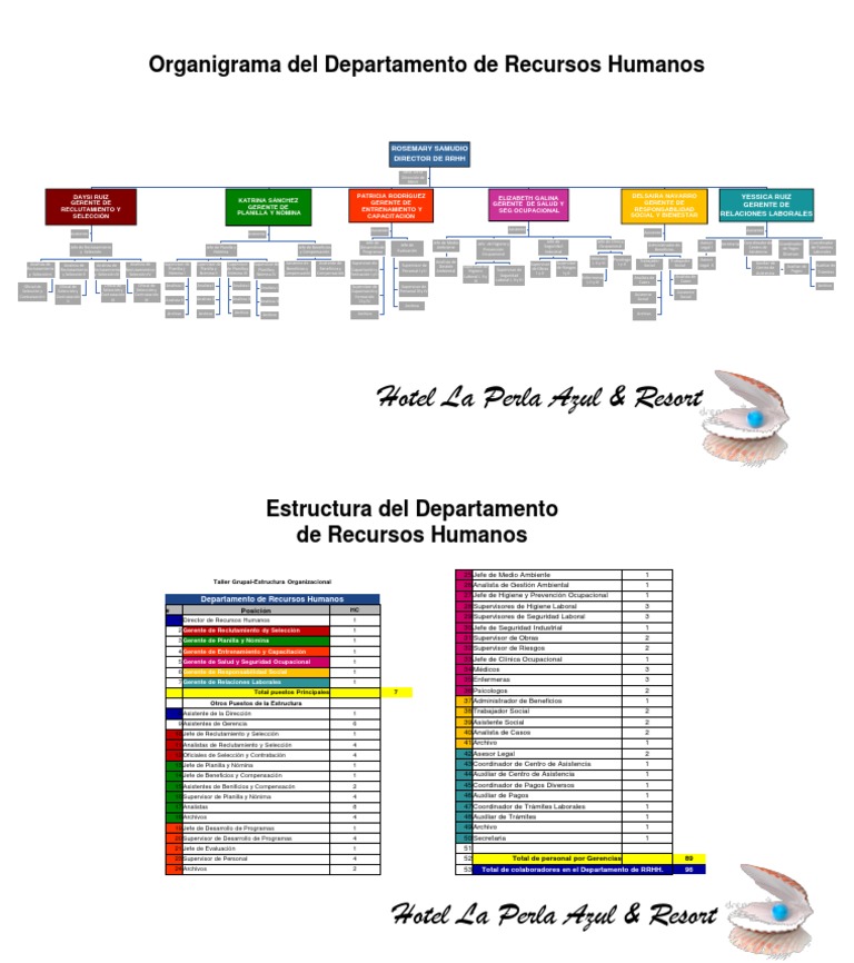 Organigrama de RRHH y Estructura | PDF | Gestión de recursos humanos ...
