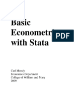 Basic Econometrics with Stata