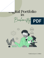 Digital Portfolio in Biochem