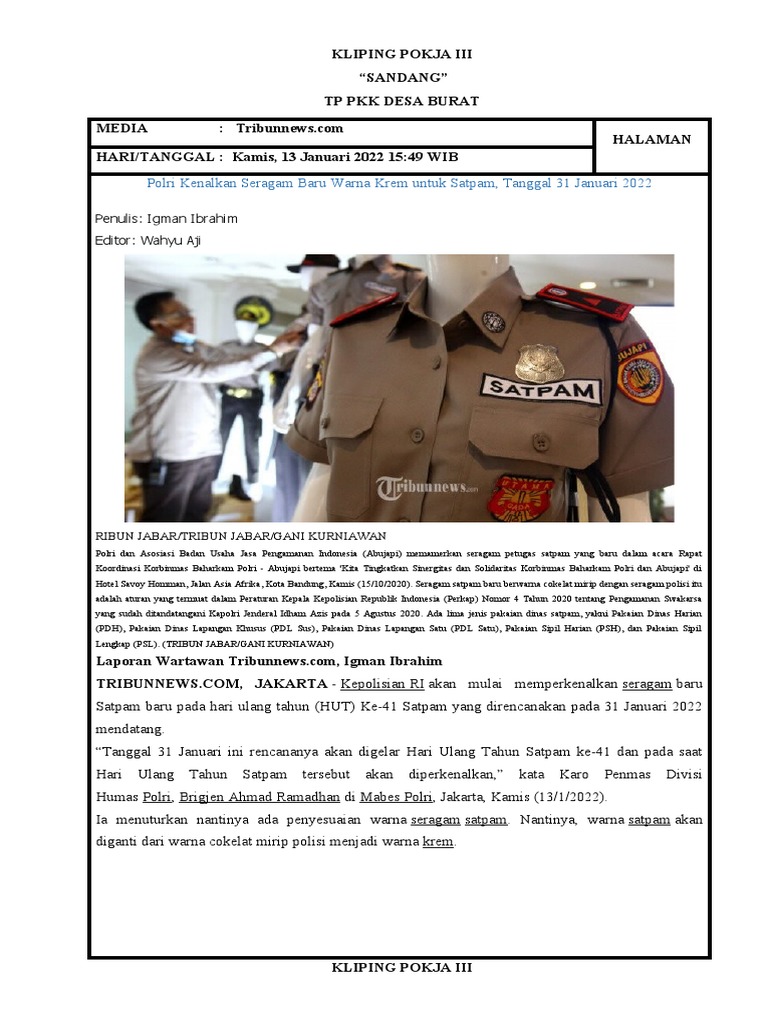 Kliping Sandang | PDF