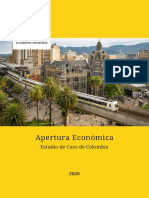 Apertura Económica Estudio de Caso de Colombia 2020