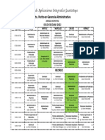 Horario de Clases Presenciales