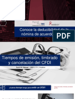 Tiempos de Emisión Timbrado y Cancelacion de CFDI