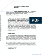 Syndromal Common Origin: Associations of of The Carotid Arteries