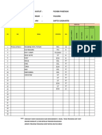 Training Tracking Chart