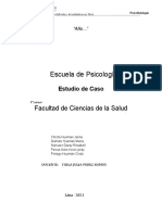 Formato Estudio de Caso Neuropsicologico