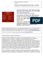 Aerosol Science and Technology: To Cite This Article: Seong-Ho Yoo, Seung-Ki Chae & Benjamin Y. H. Liu (1996) Influence