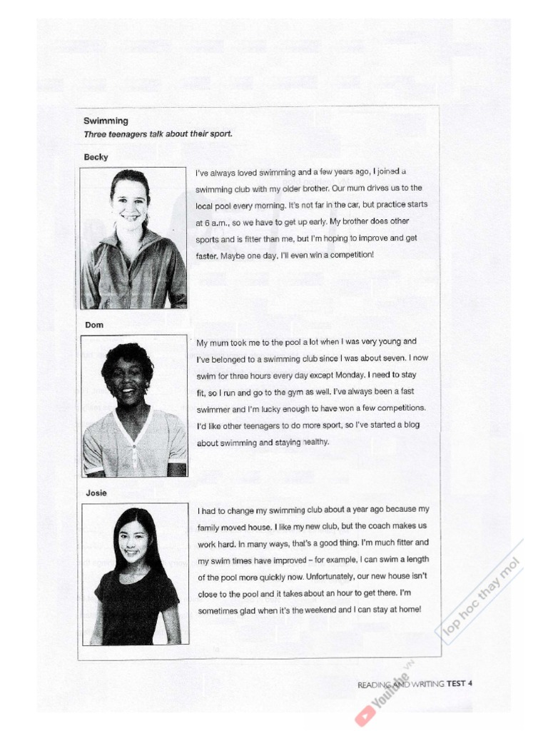 KET Test 4 | PDF