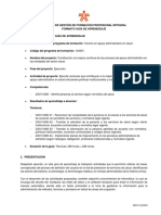 Guía de aprendizaje para Técnico en apoyo administrativo en salud