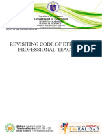 Revisiting Code of Ethics For Professional Teachers