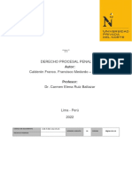 T1 - Derecho Procesal Penal - Calderon Franco Francisco Medardo