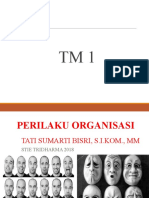 TM 1 (Materi 1,2 Filsafat Dan Perilaku Keorganisasian)
