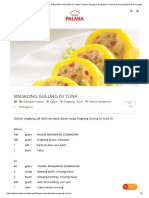 Resep Hidangan Utama - SINGKONG GULUNG ISI TUNA - Palmia I Margarin Serbaguna I Temukan Resep Masakan & Cemilan