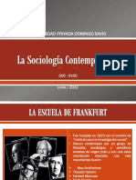 Sociología Contemporánea