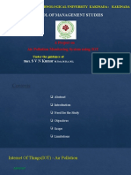 School of Management Studies: A Project On Air Pollution Monitoring System Using IOT
