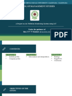 School of Management Studies: A Project On Air Pollution Monitoring System Using Iot