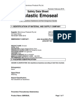 Bitulastic Emoseal: Safety Data Sheet