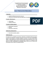 Guía - Práctica - Presencial - Reinos de La Naturaleza