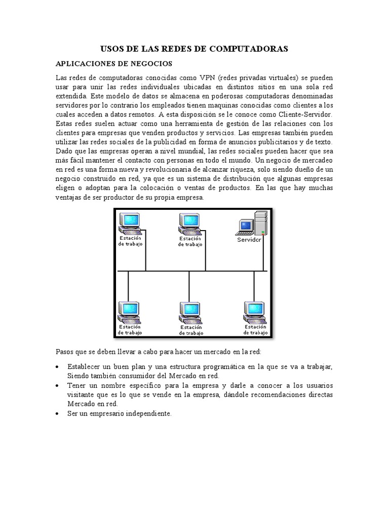Redes de Computadoras | PDF | Red de computadoras | Tecnologías de la ...