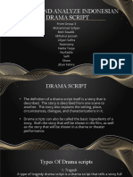 Identy and Analyze Indonesian Drama Script