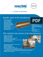 Spindle Repair of All Manufacturers