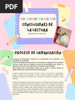 Conclusiones (Proceso de Urbanización)
