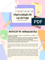 Conclusiones (Proceso de Urbanización)