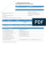 Municipal Corporation of Delhi Tax Payment Checklist For The Year (2022-2023)