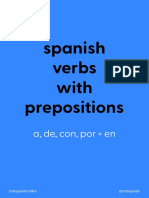 Spanish Verbs With Prepositions