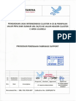 Ubl-Tec-Psd-07 Sop Fabrikasi Support