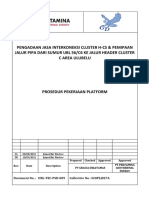 Ubl-Tec-Psd-009 Prosedur Pekerjaan Platform